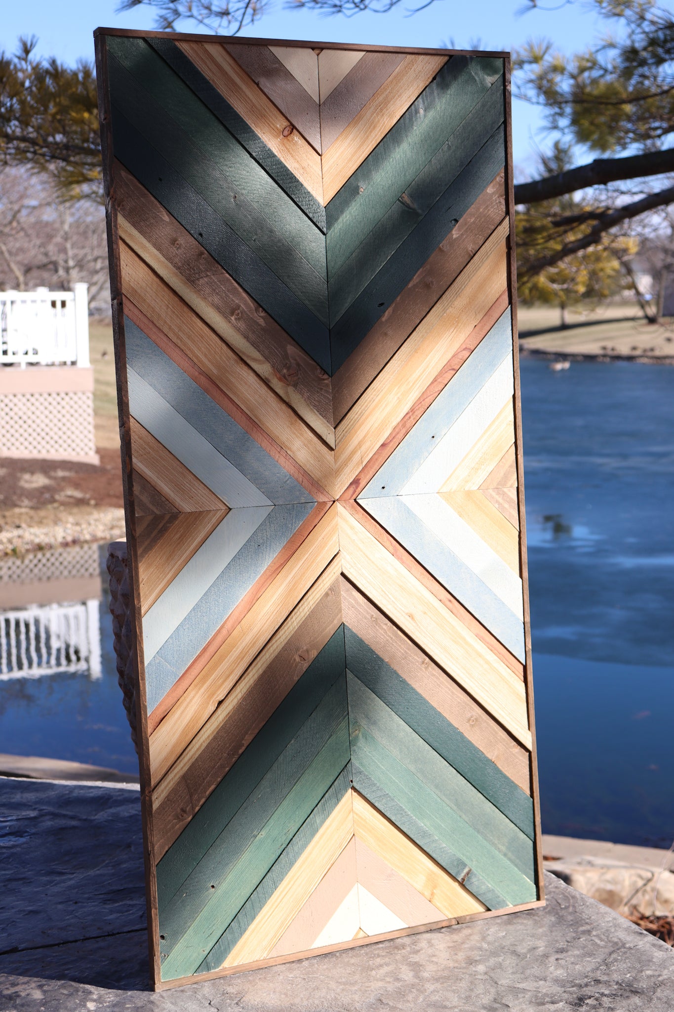 Wood Sculpture Wall Art "Harmony"