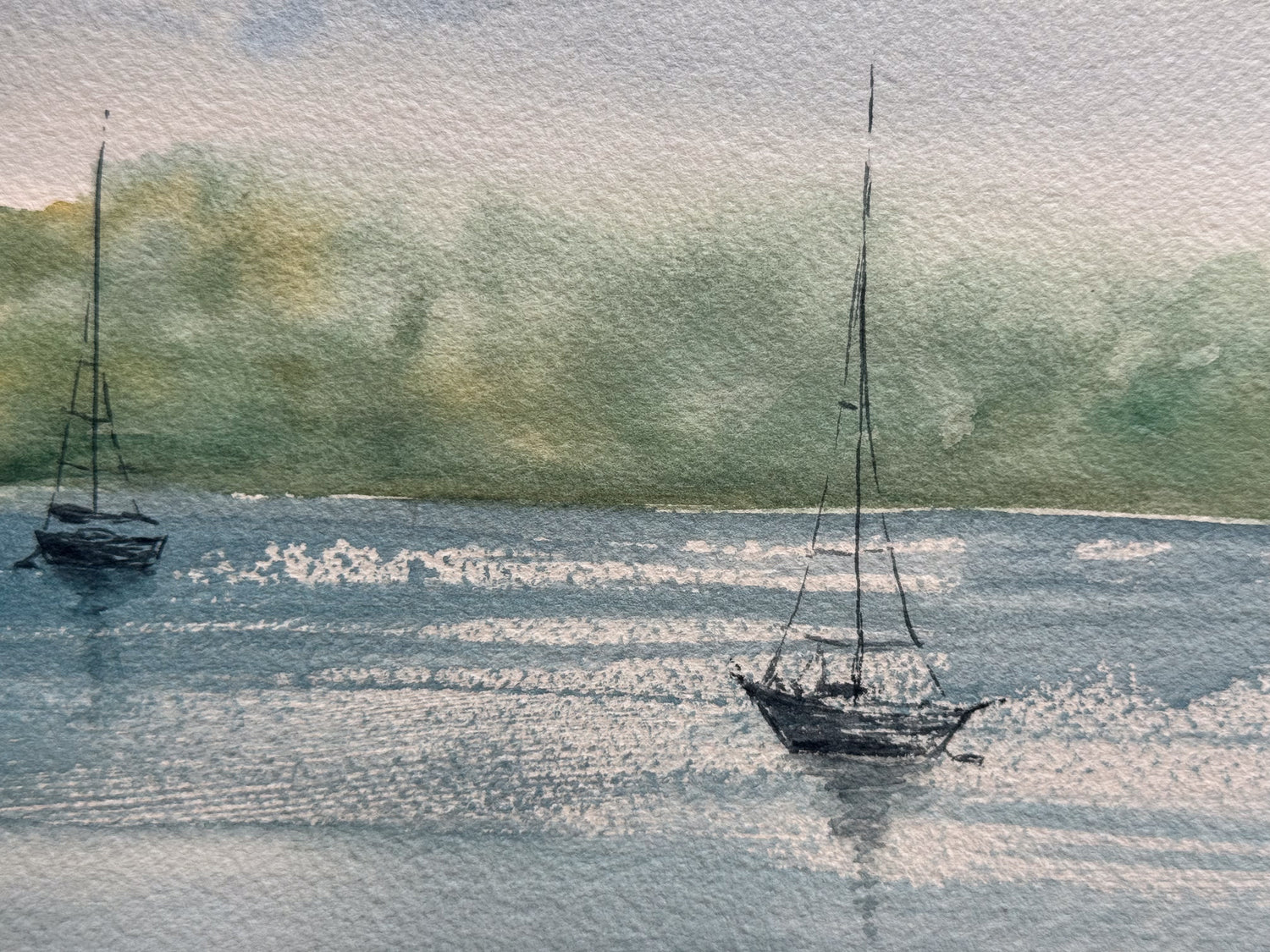 Watercolor Tales Inspired by Lake Michigan