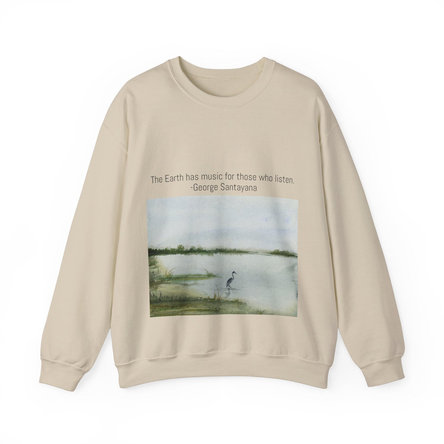 Unisex Heavy Blend™ Crewneck Sweatshirt The Earth has music