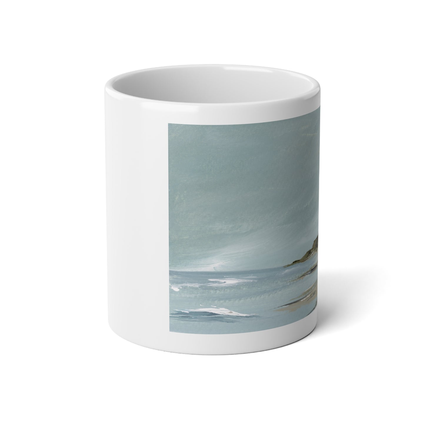 Ocean Breeze Jumbo Mug - 20oz, Acrylic Painting Print