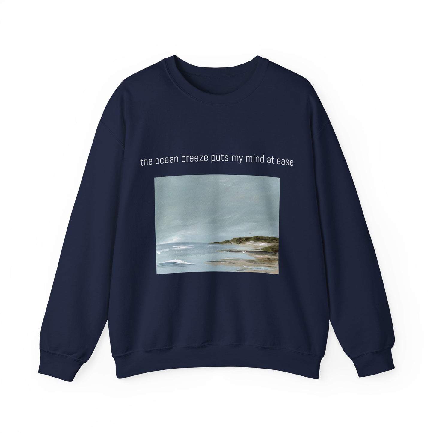 Unisex Heavy Blend™ Crewneck Sweatshirt Ocean Breeze puts my mind at ease