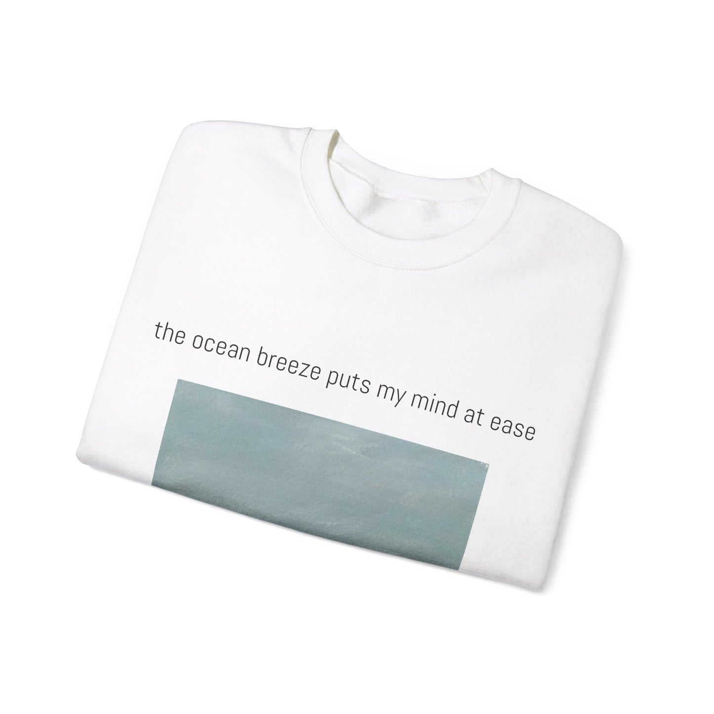 Unisex Heavy Blend™ Crewneck Sweatshirt Ocean Breeze puts my mind at ease