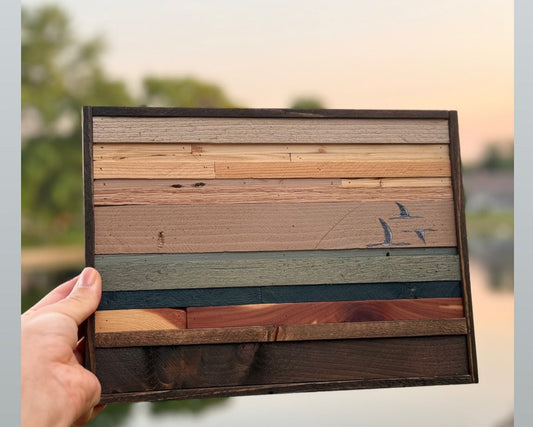 Wood Landscape "Their Wings, Our Sky"