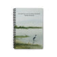 Watercolor Lake View Spiral Notebook - Ruled Line