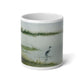 Jumbo Mug, 20oz, Lake View, Peaceful Landscape, Watercolor design