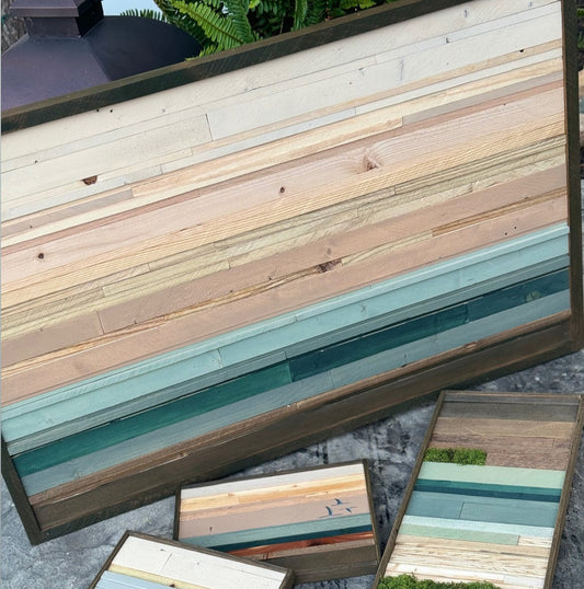 Wood Landscape "Where Quiet Lands"