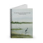 Watercolor Lake View Spiral Notebook - Ruled Line