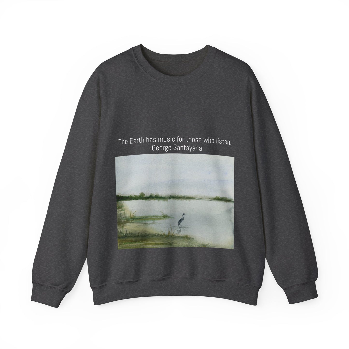 Unisex Heavy Blend™ Crewneck Sweatshirt The Earth has music