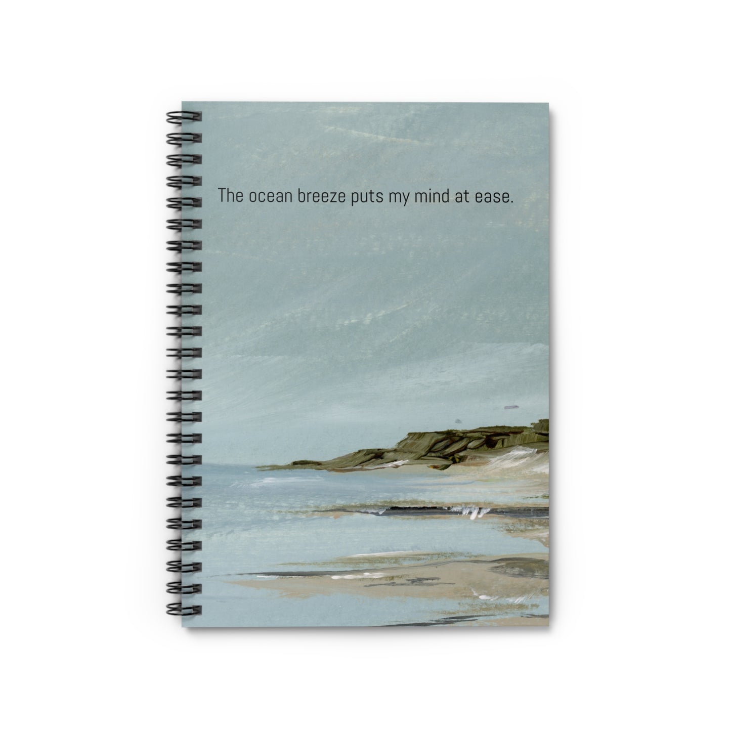 Ocean Breeze View Spiral Notebook - Ruled Line