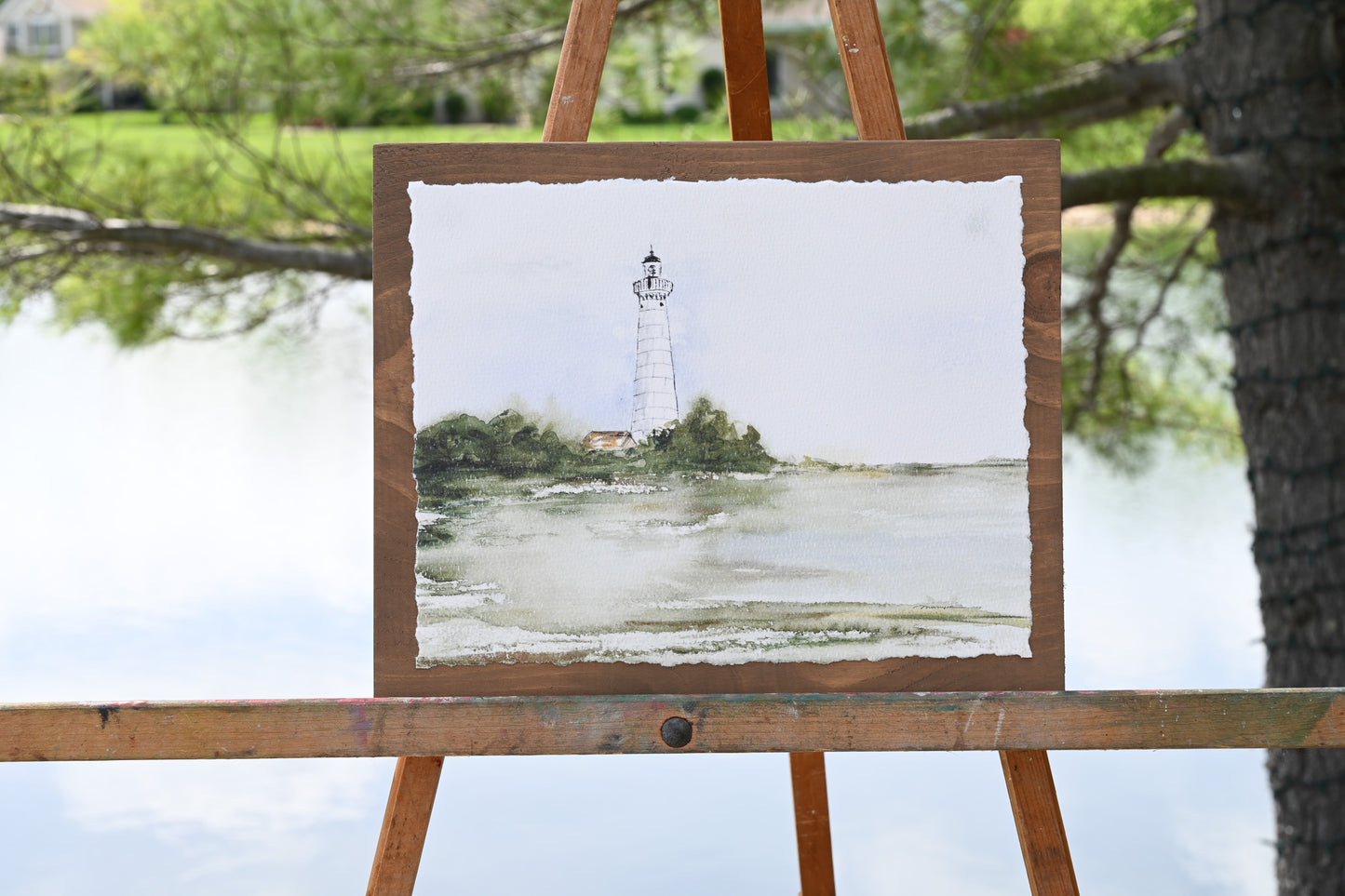 Lighthouse Dreams. Watercolor print