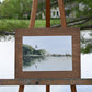 Lighthouse Reflection. Watercolor print