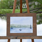 Sailboat Serenade. Watercolor print