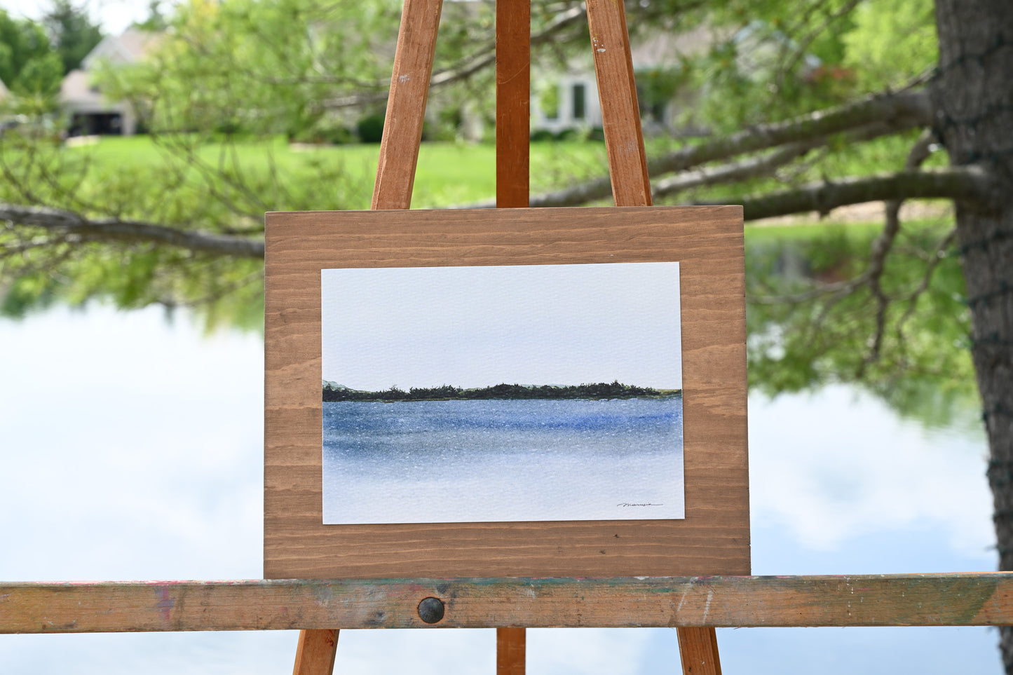 Gentle Breeze. Watercolor print