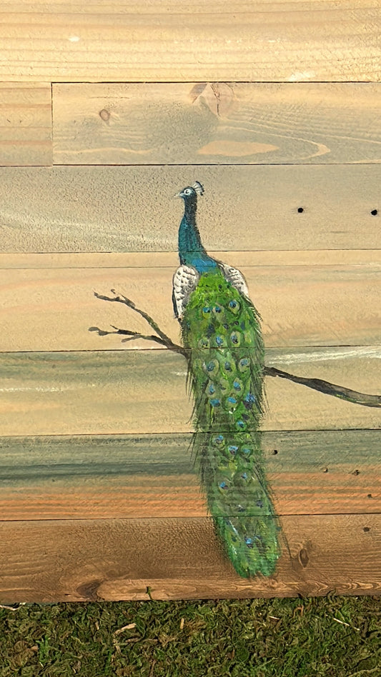 Wood Landscape "Feathered Glory"