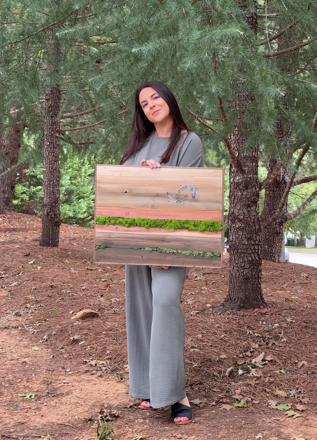Wood Landscape "Above the Marsh"