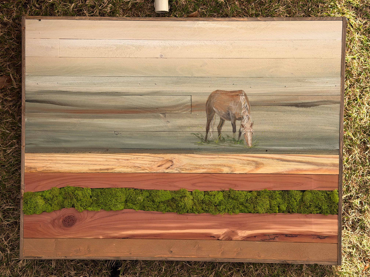 Wood Landscape "Quiet Pasture"