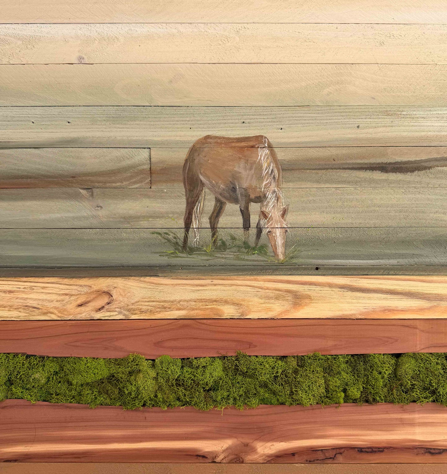 Wood Landscape "Quiet Pasture"