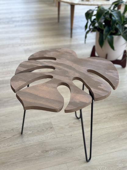 Monstera Leaf Table