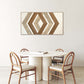 Wood Sculpture Wall Art "Geometric Elegance"