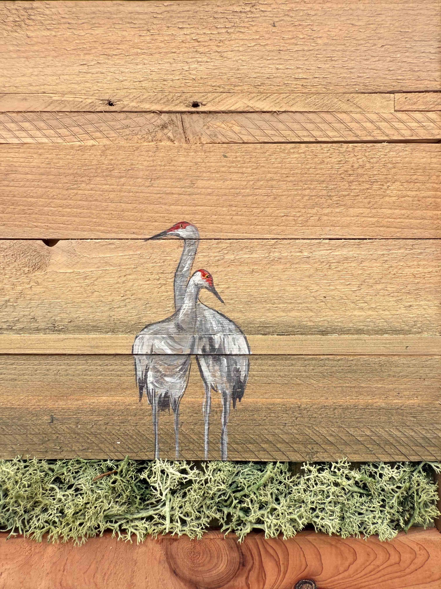 Wood Landscape "Graceful Pause"