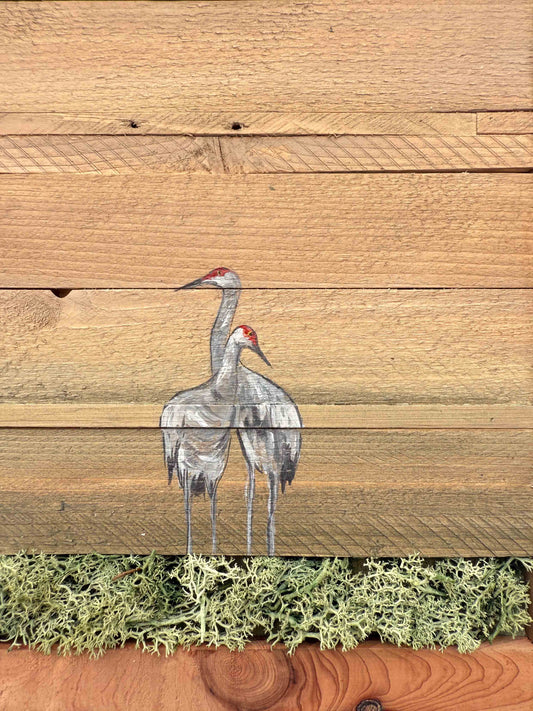 Wood Landscape "Graceful Pause"