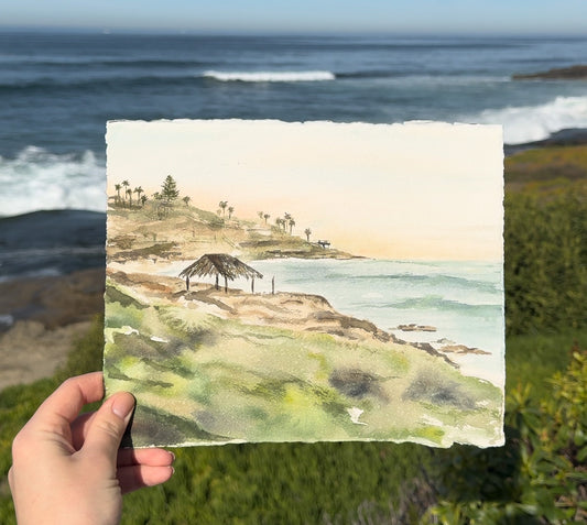 Shoreline Shack. Original Painting