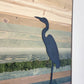 Wood Mosaic "Heron’s Retreat"