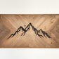 Wood Mosaic "Mountain Stillness"