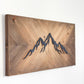 Wood Mosaic "Mountain Stillness"