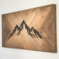 Wood Mosaic "Mountain Stillness"