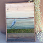 Wood Landscape "Great Blue Heron"