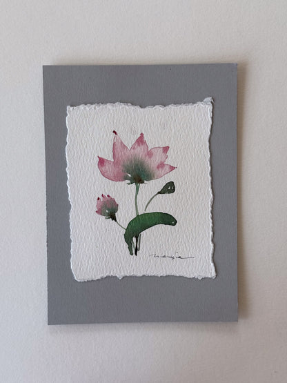 Hand painted watercolor cards