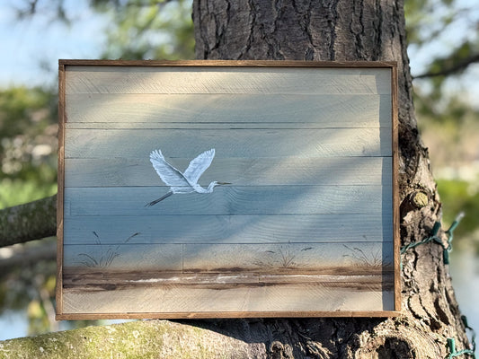 Wood Landscape "Letter to the Sky"