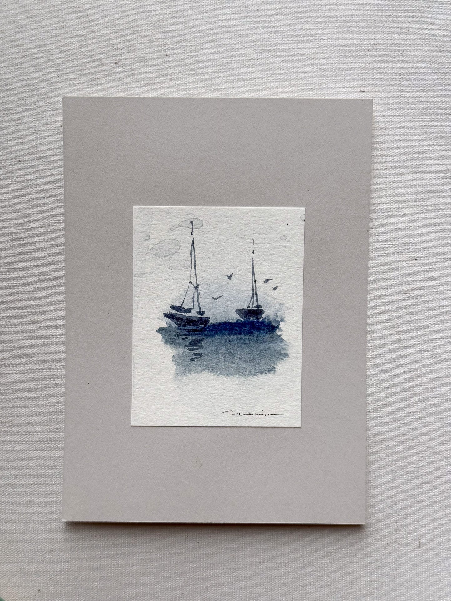 Hand painted watercolor cards