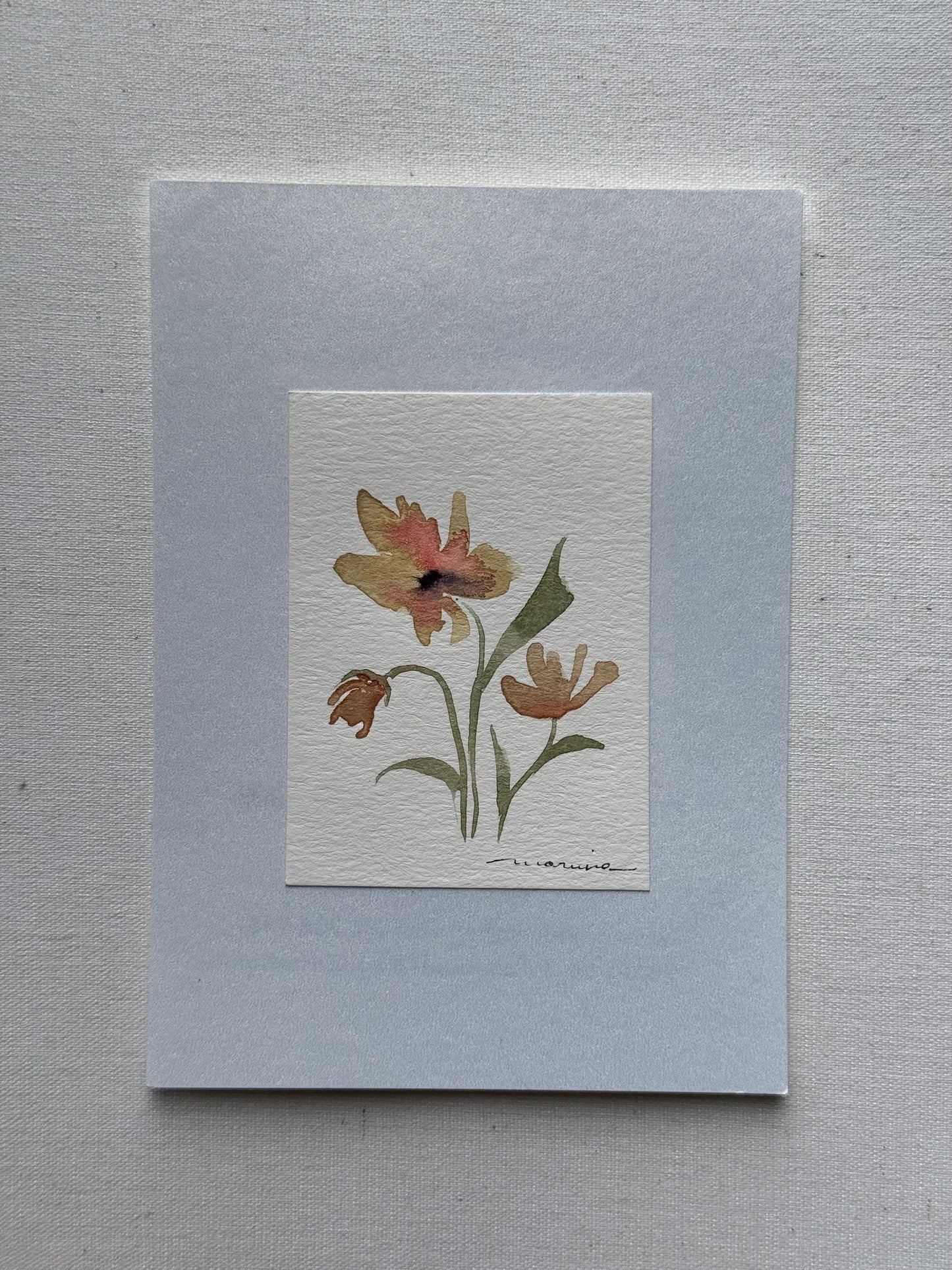 Hand painted watercolor cards