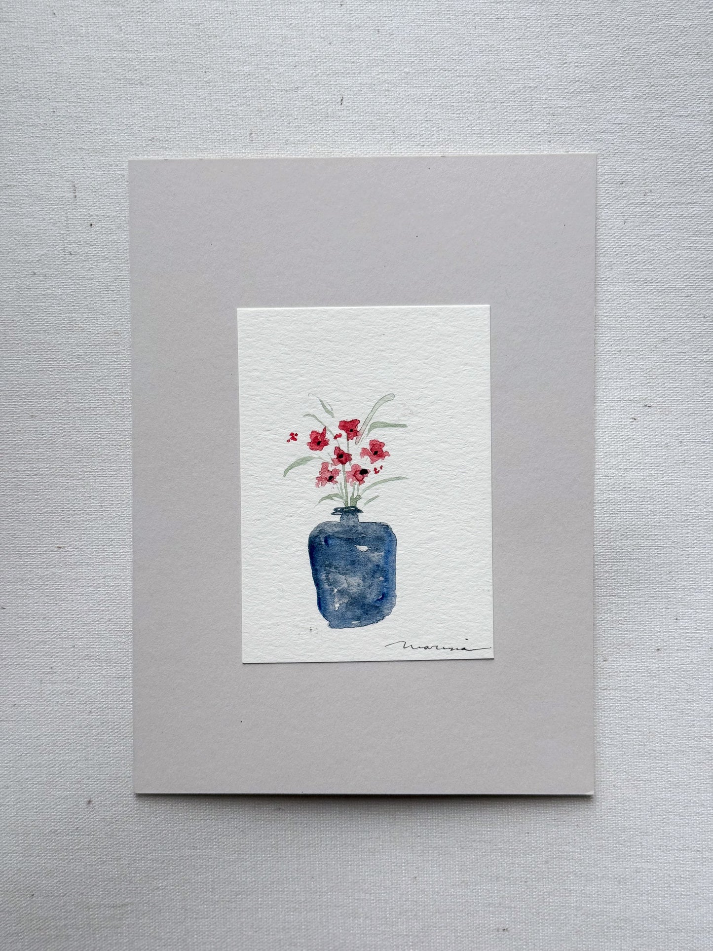 Hand painted watercolor cards