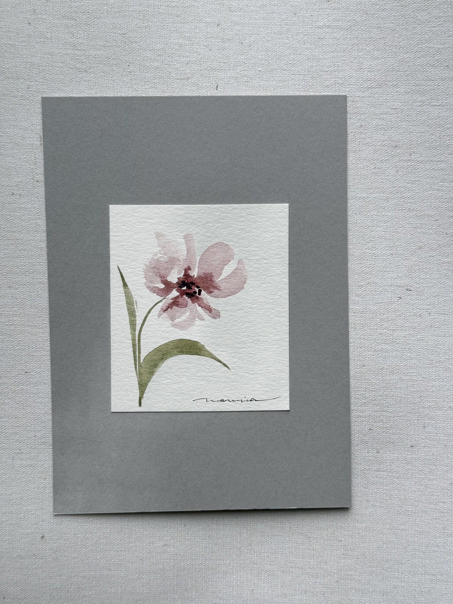 Hand painted watercolor cards
