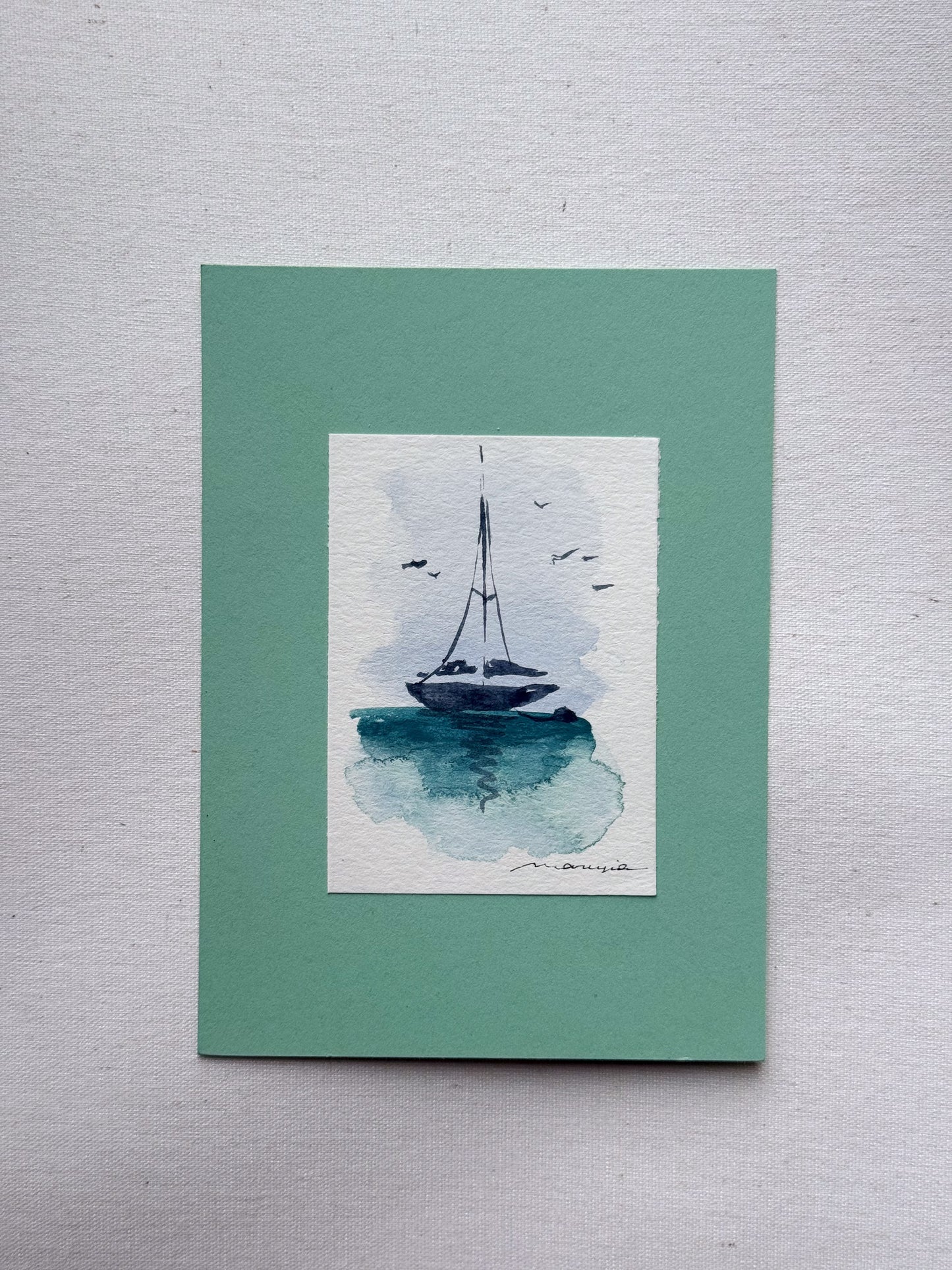 Hand painted watercolor cards