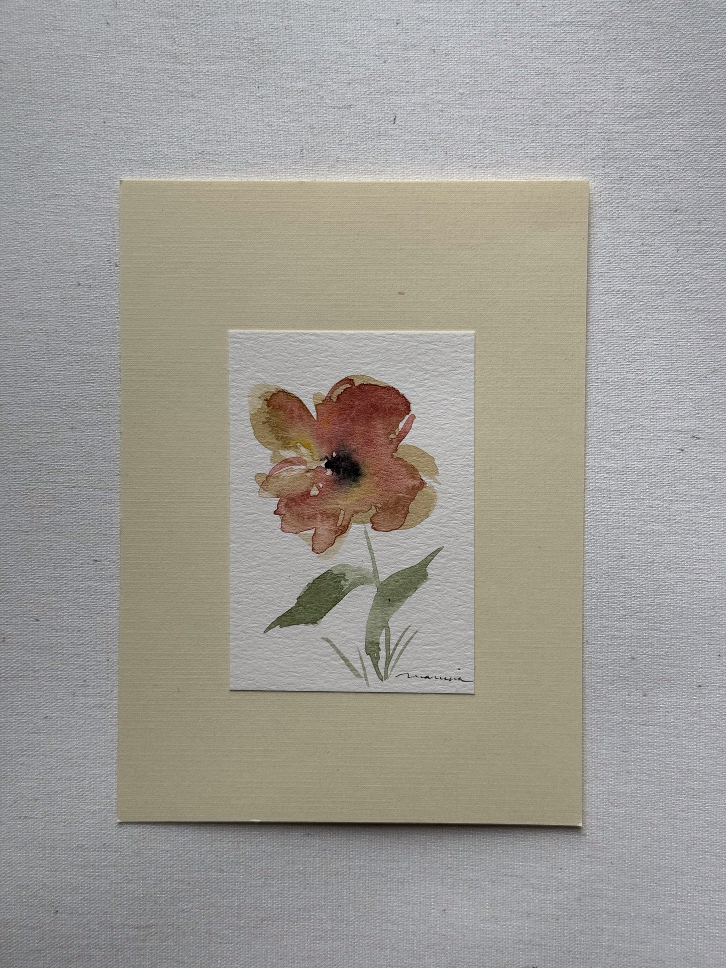 Hand painted watercolor cards