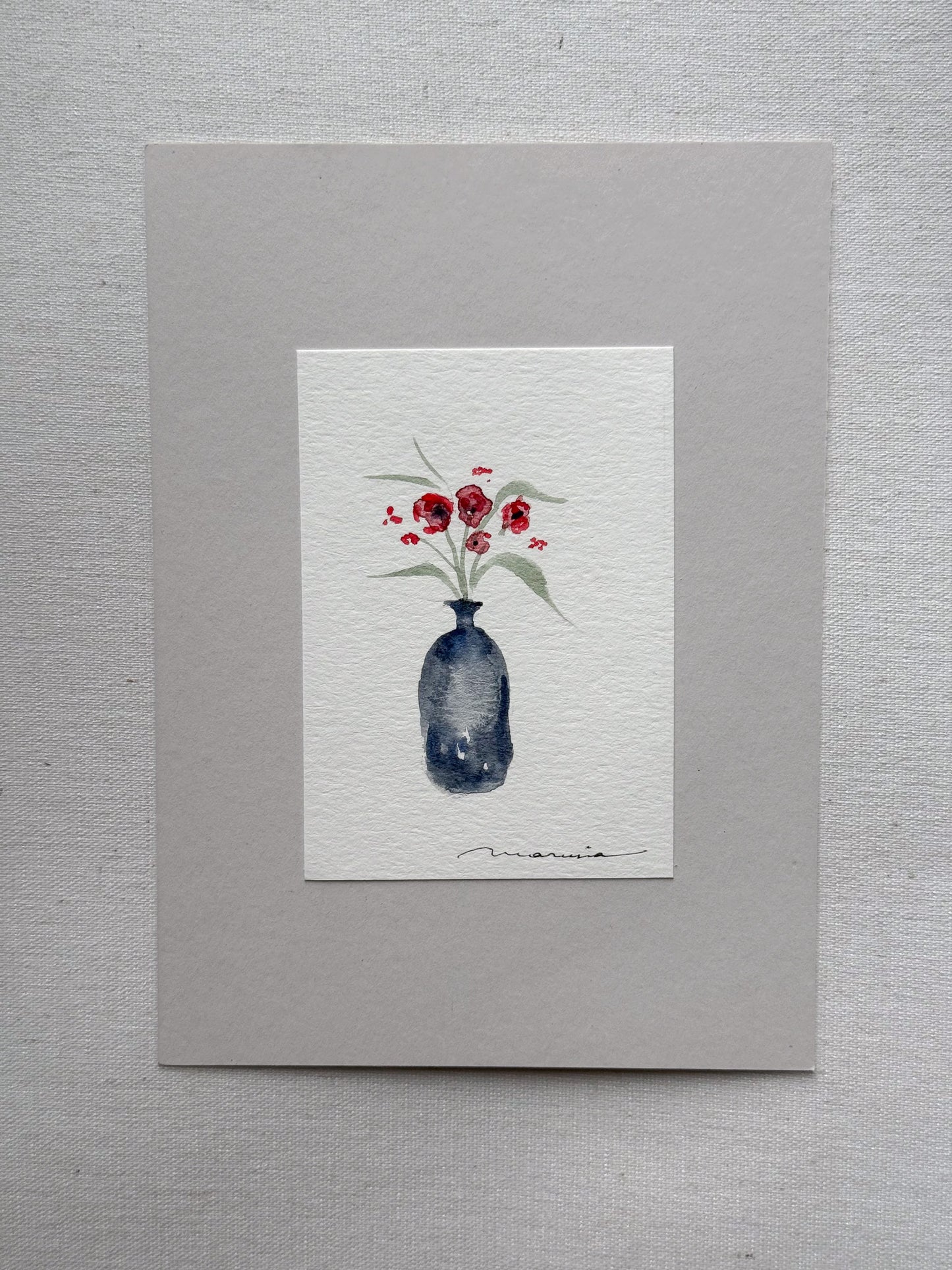 Hand painted watercolor cards