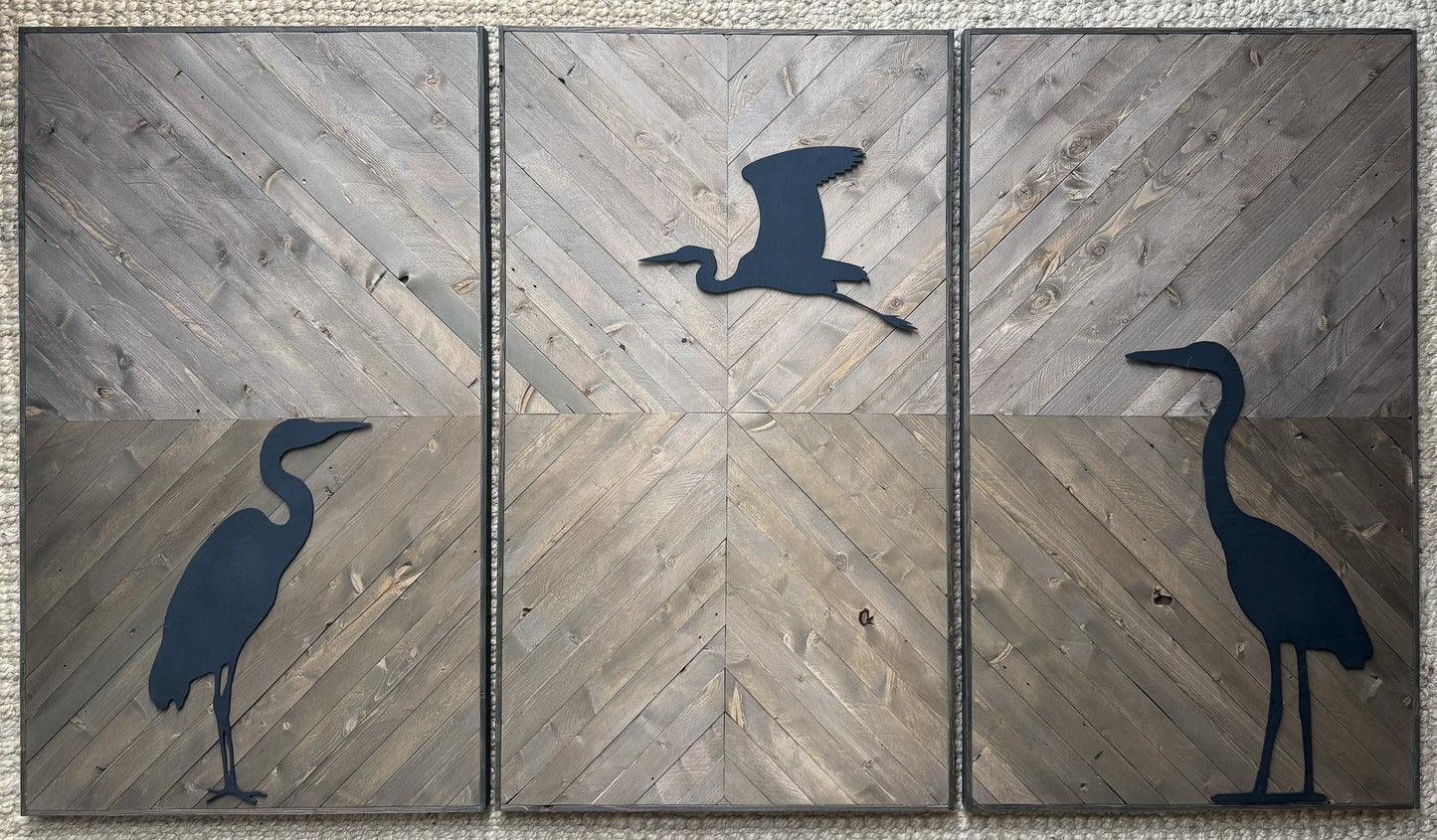 Harmony in Wood Triptych