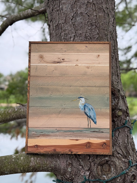 Wood Landscape "The One Who Waits"