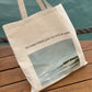 Ocean Breeze Cotton Canvas Tote Bag