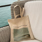 Ocean Breeze Cotton Canvas Tote Bag