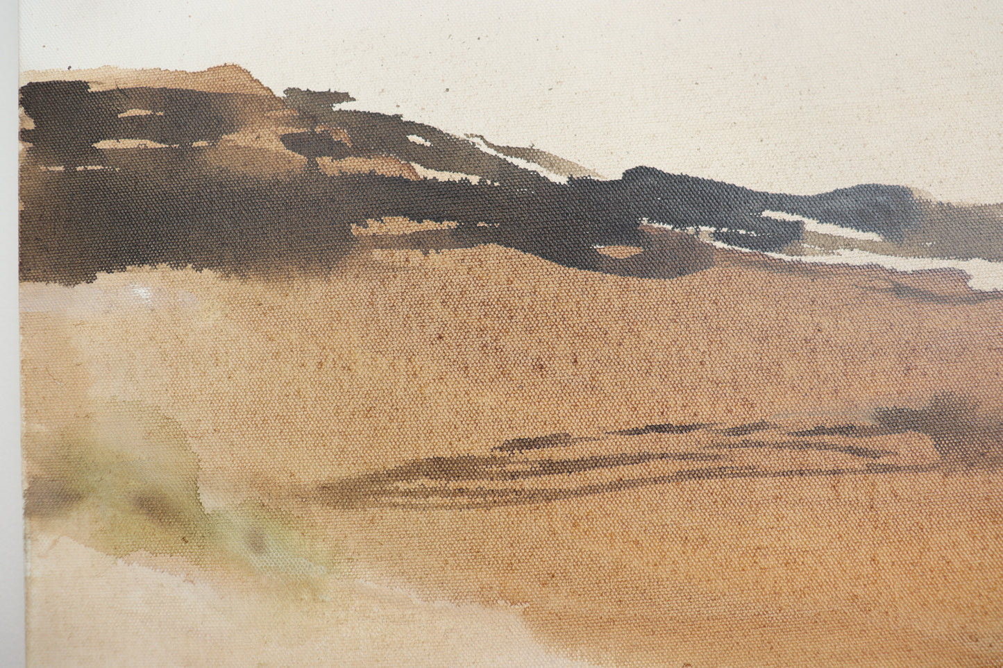 Abstract Landscape "Sepia Sonata"