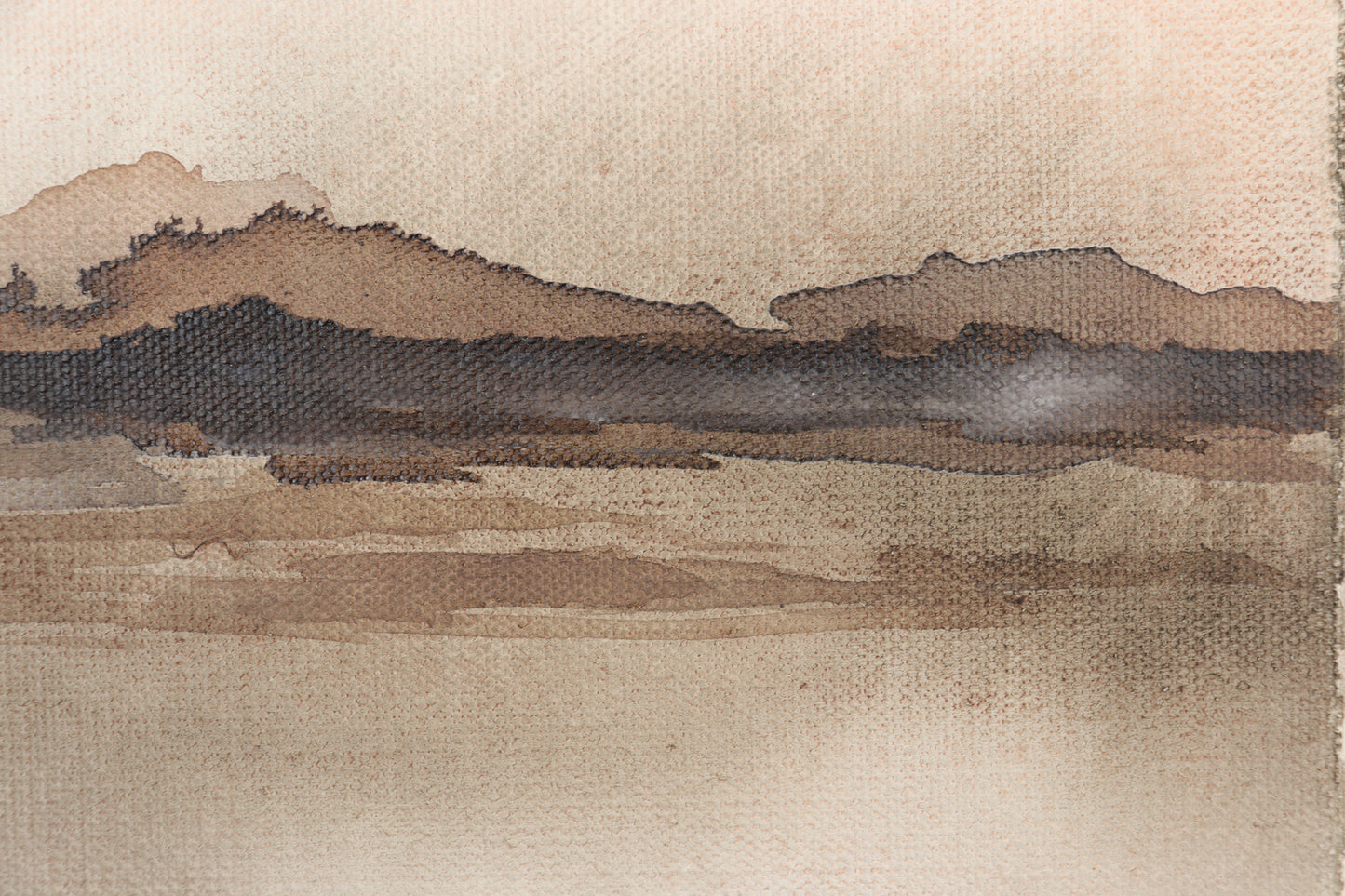 Abstract Landscape "Brown Mirage"