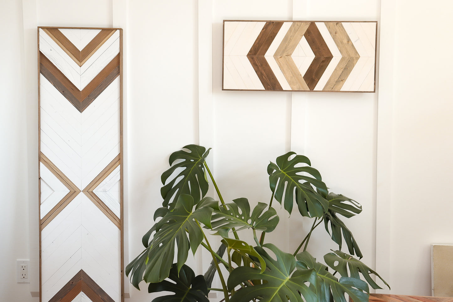 Wood Sculpture Wall Art "Symphony of Angles"