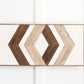 Wood Sculpture Wall Art "Geometric Whispers"