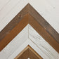 Wood Sculpture Wall Art "Symphony of Angles"