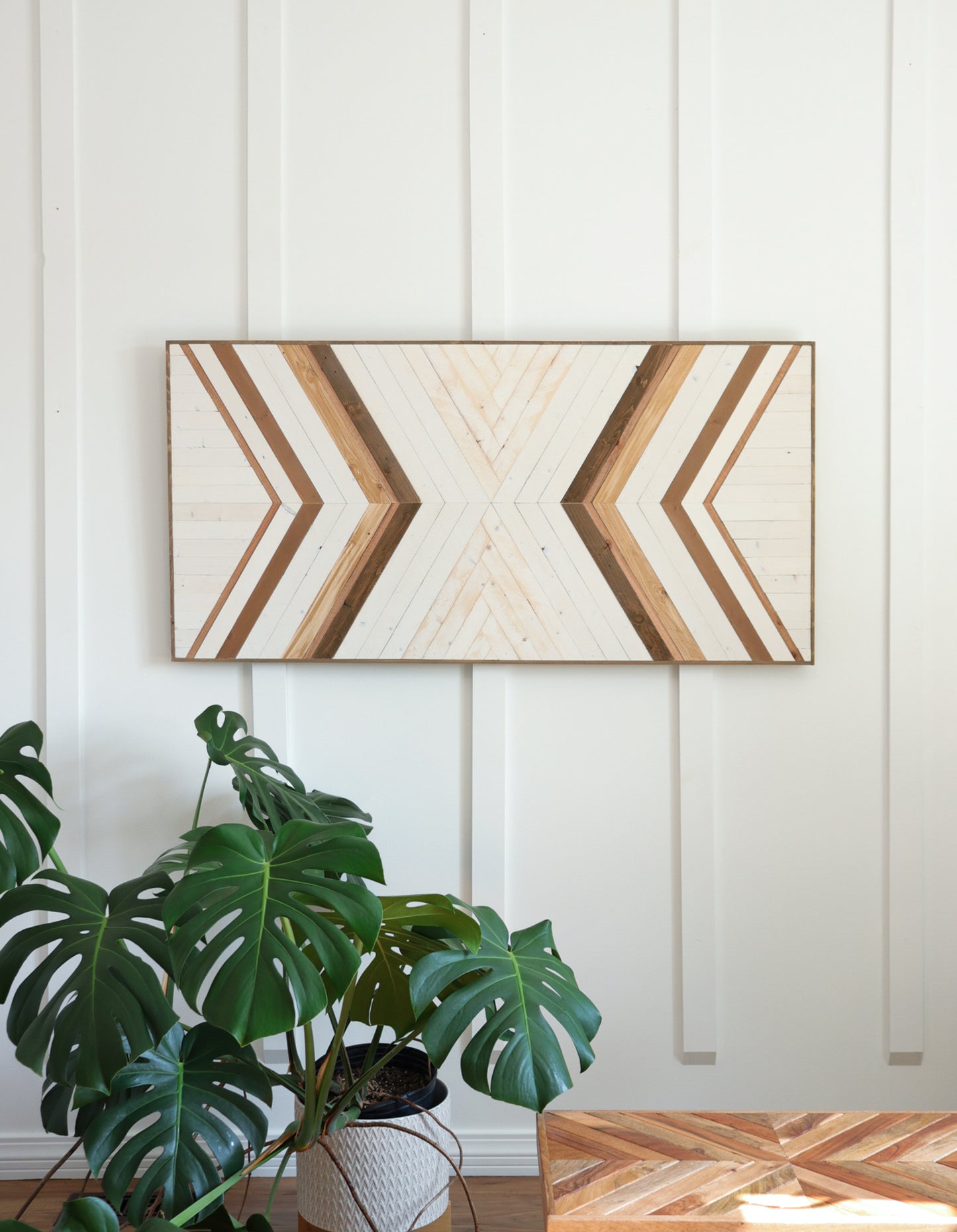 Wood Sculpture Wall Art "Wooden Kaleidoscope"